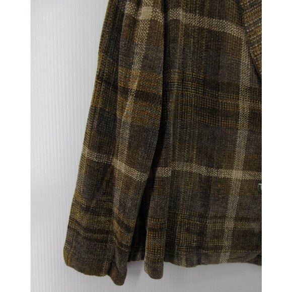 VINTAGE Margaret Lent Blazer Medium Chenille Handwoven Shawl Jacket - Picture 3 of 10